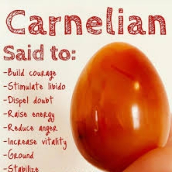 HANDMADE Czech Glass Jade Beaded Teardrop Carnelian Pendant Necklace - Picture 6 of 6